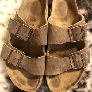 Birkenstock Arizona Leather Soft Bed